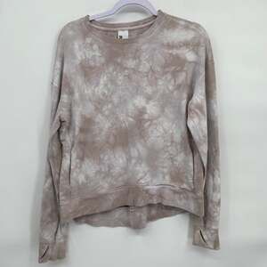 all in motion Target Activewear Pullover Tie Dye Sweatshirt Pockets Hi Low Small